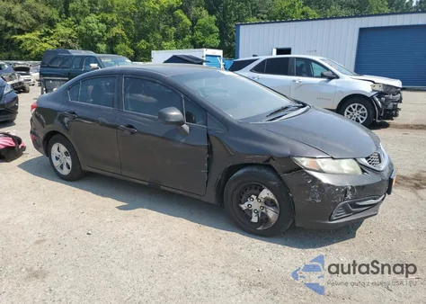 2013 Honda Civic Lx from USA, damaged, VIN 2HGFB2F56DH564015